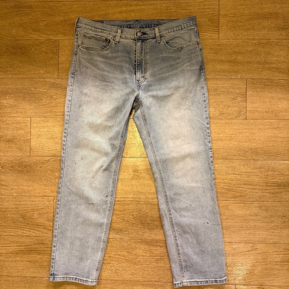 Levi's 541 blue denim jeans women size  W36 L 30 slim taper
